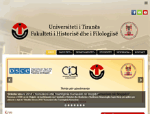 Tablet Screenshot of fhf.edu.al